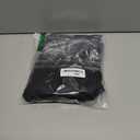 Bikini Bottoms for Women Side Slit High Waisted Tummy Control Solid Beach Outfits Swimsuit Bottom, Size XXL, Black 