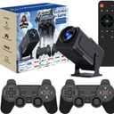 Game ProjectorG320 MINI Game Projector2IN1 Android Projector With 2 Wireless Game Controllers Built-in 20000+ Games