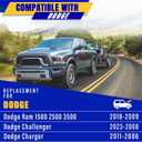 22" 22" Front Windshield Wiper blades Replacement for Dodge Ram 1500/2500/3500 2009-2018,Challenger 2008-2023,Charger 2006-2011,Premium All-Season Replacement Automotive Windshield Wipers