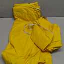 NettyPro Patio Chair Seat Cushion Covers Set 4, Waterproof Outdoor Furniture Cushion Slipcovers with Zipper and Tie, 24 x 24 x 4 Inch, Replacement Cover Only, Yellow