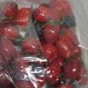 Woohome 100 PCS Fake Fruit Set, Artificial Cherry Strawberry Blueberry, Decorative Fruit for Fruit Wine Decor Faux Fruit Props