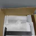 12 Pack Floating Shelf Brackets, 10 Inch Heavy Duty Industrial Shelf Bracket, Black Metal L Brackets for Shelves Support DIY(1/5 Inch Thicked)