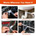 Self-Fusing Silicone Tape 1 36 20 mil Clear Rubber Repair Tape Waterproof, Heat-Resistant, Insulating, Chemical-Resistant, No-Residue, Ideal for Sealing, Automotive, Electrical & Outdoor Use
