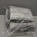 OLANLY Luxury Toilet Rugs U-Shaped 24x20, Extra Soft and Absorbent Microfiber Bathroom Rugs, Non-Slip Plush Shaggy Bath Mat, Machine Wash Dry, Contour Bathroom Mats for Toilet Base, Grey