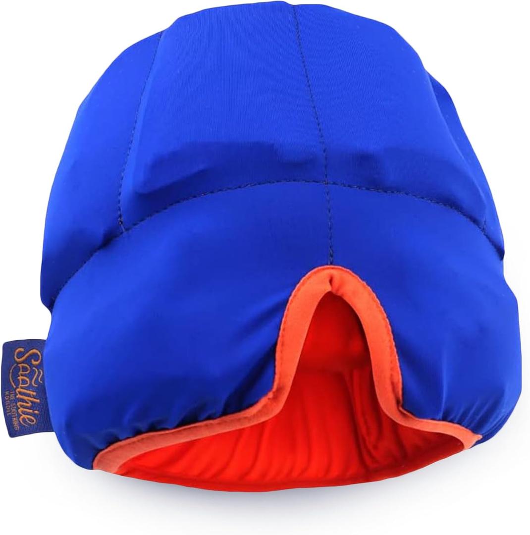 Soothie Migraine Relief Cap Ice Headache Hat for Migraine, Cold Therapy Ice Pack Helmet for Head Pain & Hangovers Cooling Gel Packs Last 3X Longer Hot & Cold Compression for Stress & Sinus Relief.