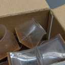 Chair Leg Floor Protectors Square, Silicone Chair Leg Protectors for Hardwood Floors, Chair Leg Caps Covers Protect Wooden Floors from Scratching 20 Pcs Medium (Fit:3/4" to 1")