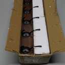 Wall Hooks with Shelf, Wood Coat Rack with Shelf Wall-Mounted, Entryway Hanging Shelves with 5 Metal Hooks for Clothes Hats Towel Purse Robes, Bathroom Mudroom Bedroom, Rustic Brown (16 inch Long)