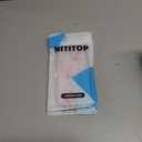 2 x NITITOP Compatible with iPhone 13 Pro Case Cute Clear Flower Floral Artistic Design for Women Girls Stylish Slim Soft TPU Shockproof Protective Girly Phone Cover - Pink