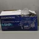 AQUASTRONG In/Above Ground Pool Pump, 1.5 HP Single Speed, 115V, with High Flow 8300GPH, Powerful Self Primming Swimming Pool Pumps with Filter Basket