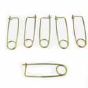 Brooch Shape Cotter Safety Pins Quick Lock Fastener for Farm Lawn Garden Hitch (5/32 x 3-3/4x 1-1/2 inch, Pack of 6)
