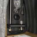 30"Kitchen Sink with Faucet Combo Waterfall Black Stainless Steel Waterfall Sink Kitchen Countertop Multi-Functional Sinks Farmhouse Undermount or Countertop Drop in