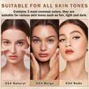 Air Brush Makeup Foundation,Flawless Airbrush Foundation for Older Women,Teenagers,Middle-aged and Mature Skin,Lightweight Moisturizing,Buildable Coverage for Smooth Radiant Skin (02 Beige)