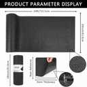 Foam Toolbox Liner Drawer Mat 1/8 Inch Thick X 24 Inch Wide X 24 Ft Long Black, No Slip for Protecting Cabinet, Garage, Cart, Tool Box, 24"w X 288"l