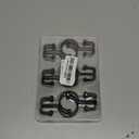 Goowin Shower Curtain Hooks, 12 Pcs Shower Curtain Rings, Durable Rust Proof Black Shower Curtain Hooks, Shower Rings for Curtain, Double Glide Shower Hooks for Shower Curtain Rods, Black (Classic - 12 Pack)