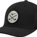 Mizuno Unisex Crossed Clubs Meshback Golf Hat, One Size
