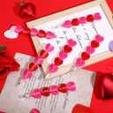 Zonon 36 Pcs Valentine's Day Pencils Bulk Plastic Stacking Heart Pencils Cute Smile Face Pens for Valentine's Day Gifts Rewards Goodie Bag Stuffers Party Favors (Red and Pink)