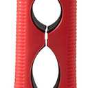 3 x 3-in-1 Silicone Non-Slip Heat Resistant Gripper Tongs,Multi-Function Hot Plate Gripper– Small & Large Ends for Bowls & Plates, 22cm Long Handle with Built-in Can Opener (Red)
