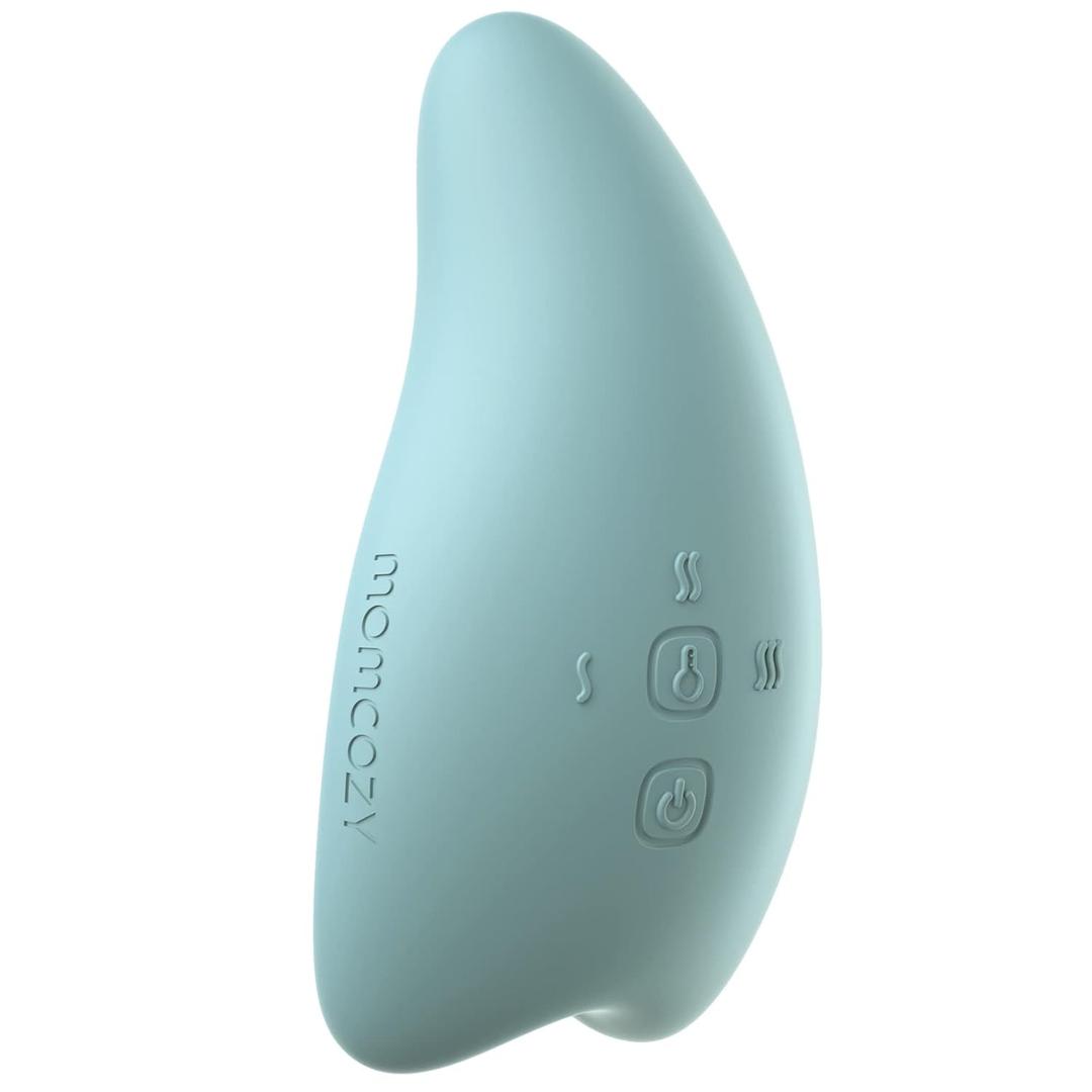 Momcozy Warming Lactation Massager 2-in-1, Soft Breast Massager for Breastfeeding, Heat + Vibration Adjustable for Clogged Ducts, Improve Milk Flow, Blue-Green Momcozy Warming Lactation Massager 2-in-1, Soft Breast Massager for Breastfeeding, Heat + Vibration Adjustable for Clogged Ducts, Improve Milk Flow, Blue-Green