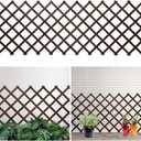 Expandable Garden Trellis Large Wooden Lattice Fence Wall Panel Lattice Trellis for Climbing Plants Outdoor Ivy Vine Rose Clematis for Garden Patio Room Decor 78.7x35.4IN