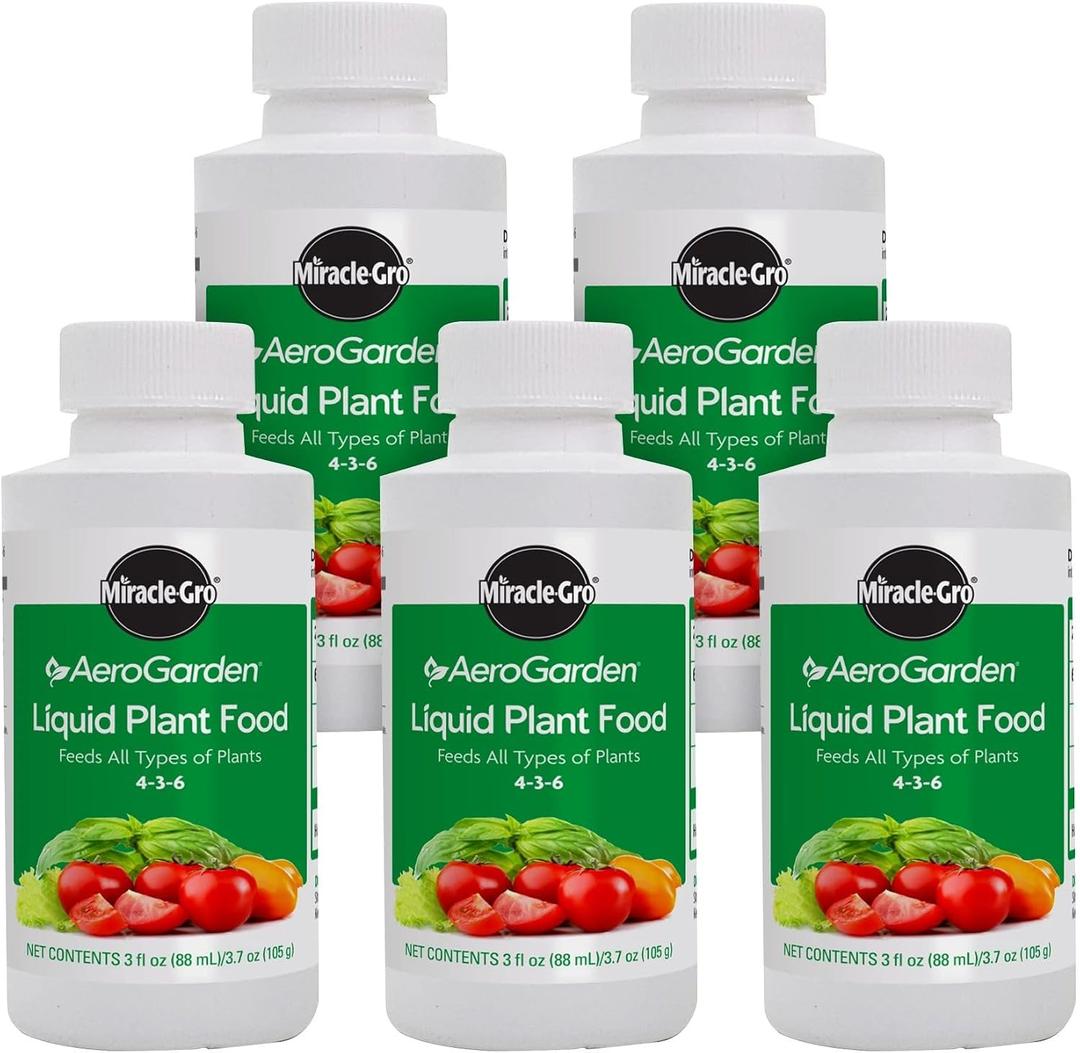 AeroGarden Liquid Plant Food, 3 oz. (5-Pack)