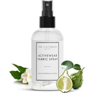The Laundress Activewear Fabric Refresher Spray, 8 Oz, Marine Fragrance, Bright, Energetic, Odor Freshener for Performance Gear, Towels, Tote Bags, Sneakers & Yoga Mats, 48 Hours* Fragrance (8 Fl Oz (Pack of 1))