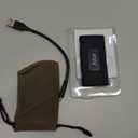 Aiibe 1TB External SSD USB C Portable SSD USB 3.2 Gen 2, Up to 1050MB/s, External Solid State Drive 1TB External Hard Drive for iPhone 17/16/15, Laptop (Black)