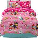 Paw Patrol Girls Kids Bedding Super Soft Comforter And Sheet Set With Sham, 7 Piece Full Size, (Official) Nickelodeon Product By Franco