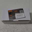 BESTTEN Keyed Entry Door Knob, Entrance Door Lock, Standard Ball, All Metal, Matte Black