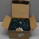 25ft Red White and Green Outdoor Christmas Lights,C9 Clear Incandescent Christmas Lights with 26 Multicolor Bulbs,Waterproof String Lights Plug in for Roofline Tree Garden Decor