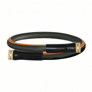 Atlantic Female to Female Heavy Duty Garden Hose 4 ft x 5/8 Inch Black Water Hose Short Connection Leader Hose (4 Feet)