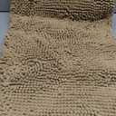 OLANLY Dog Door Mat for Muddy Paws 59x24, Absorbs Moisture and Dirt, Absorbent Non-Slip Washable Doormat, Quick Dry Chenille Mud Mat for Dogs, Entry Indoor Entryway Carpet for Inside Floor, Beige