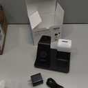 6 in 1 Wireless Charging Station for Samsung Android with Clock & Night Light，Alarm Clocks for Bedrooms,Wireless Charger Stand Beside Clock for Galaxy S26 S25 S24 Ultra Galaxy Watch Galaxy Buds