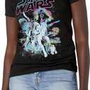 Star Wars Women's Neon Hope Poster Crew Neck Graphic T-Shirt XXL