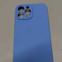 Vooii Compatible with iPhone 13 Pro Max Case, Liquid Silicone Upgrade [Camera Protection] [Soft Anti-Scratch Microfiber Lining] Shockproof Phone Case for iPhone 13 Pro Max 6.7 inch - Blue