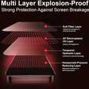 Privacy Screen Protector Compatible with iPhone 17 Pro Max (2 Pack), Tempered Glass, 3X Stronger, Super Privacy, Edge-to-Edge Coverage, HD Clear, Anti-Scratch, Anti-Fingerprint