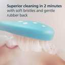 Philips Sonicare for Kids 7+ Genuine Replacement Toothbrush Heads, 2 Brush Heads, Turquoise and White, Standard, HX6042/94