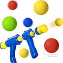 Sumind 48 Pieces Foam Balls Bulk Rounds Refill Balls Soft Foam Bullet Replacement Refill Pack for Blasters Guns for Kids Birthday Party Games Favors Gifts for Boys and Girls(Red, Blue, Green, Yellow)