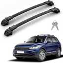 Richeer 330LBS Roof Rack Cross Bars for VW Tiguan 2018-2026 (Not for Limited) & Taos 2022-2026,Lockable Heavy Duty Aluminum Cross Bar Modified Tie-Down Loops for Cargo Racks Rooftop Luggage Carrier