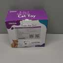 ORSDA Cat Toy, 3-in-1 Automatic Interactive Electronic Moving Ambush Feather, Fluttering Butterfly, Track Balls, USB Rechargeable Powered Smart Indoor Exercise Kicker