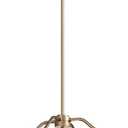 Kichler Madden 25.5" 4 Light Pendant in Champagne Bronze, Soft Modern Fixture, for an Entryway, Breakfast Nook, Laundry Room, (25.5" x 16")