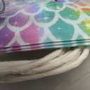 Chinco Mermaid Gift Bags Party Favors Bags Goodie Candy Treat Bags with Handle Mermaid Party Supplies for Girls Birthday Baby Shower Little Decorations(10 Pieces)