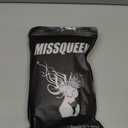 MISSQUEEN Short Blonde Wig with Bangs Synthetic Wavy Blonde Bob Wig Curly Heat Resistant Ombre Blonde Hair Wig for Women Daily Party Halloween Use