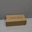 Coutgo Womens Heeled Mules Pointed Peep Toe High Heels Slip On Backless Mule Sandals Dress Shoes(11)