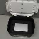 EAST OAK Cordless Electric Lunch Box for Adults, Heated Lunch Box Battery Powered with Automatic Heating, 5.5 Cups Portable Food Warmer with Insulated Carry Bag (Onyx Black)