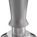 Espresso Hand Tamper,Coffee Hand Press With Double Springs Loaded,304 Stainless Steel,Great Coffee Accessories Tools for Home and Commercial Coffee Shop (Silver, 51mm), FM-TP-002
