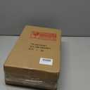 NIKKY HOME Small Retro Black Wall Clock, Silent Battery Operated Vintage Metal Rectangle Analog Hanging Clock for Bathroom Kitchen Living Room Bedroom Office (10.6" H x 6" W)