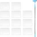 10 Pack Reusable Pad Refills Compatible with Baseboard Buddy Cleaner Tool - Microfiber Replacement Pads for Wet & Dry Use (Baseboard Buddy NOT Included)