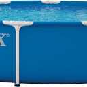 INTEX Metal Frame 12 ft x 30 in Above Ground Pool Set, Round Swimming Pool with Steel Frame