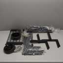 Two Tier Black Storage Cart 13" 