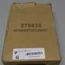 2026 UPGRADE 279838 Dryer Heating Element for Whirlpool Kenmore Roper Maytag Amana Admiral Dryer Heating Element Part Thermostat Thermal Fuse medx655dw1 500 600 70 80 Series Model 110 Dryer Part